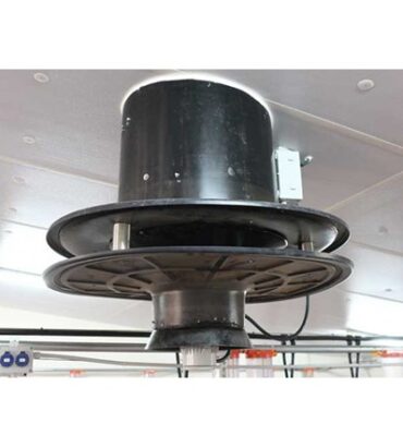 Sistema deflector de chimenea cónica